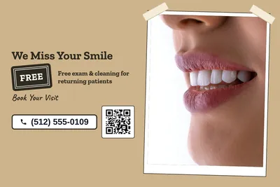 Kraft and stamp · Split: We Miss Your Smile