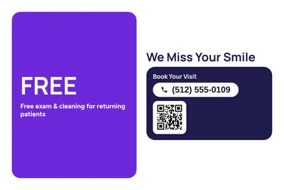 Modern · Big Offer: We Miss Your Smile