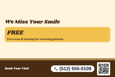 Retro 70s · Offer Menu: We Miss Your Smile