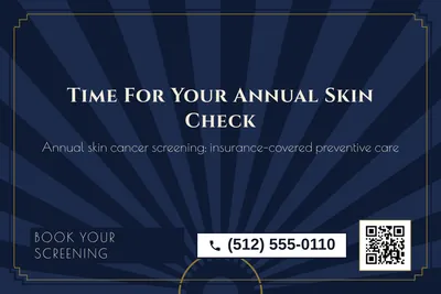 Art deco · Big Offer: Time For Your Annual Skin Check