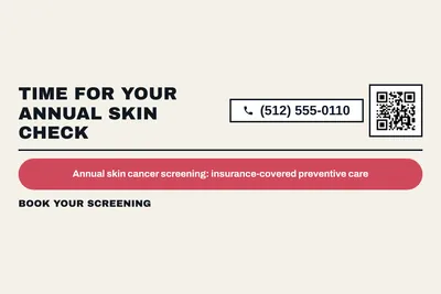 Bauhaus · Offer Menu: Time For Your Annual Skin Check