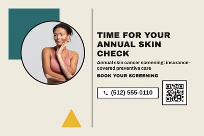 Bauhaus · Photo Frame: Time For Your Annual Skin Check