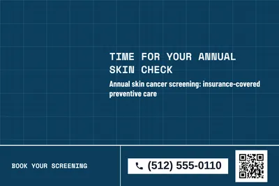 Blueprint · Big Offer: Time For Your Annual Skin Check