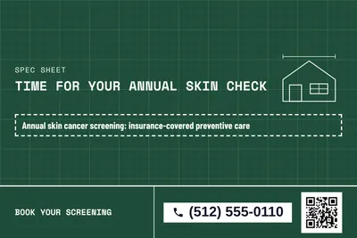 Blueprint · Coupon: Time For Your Annual Skin Check