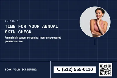Blueprint · Photo Frame: Time For Your Annual Skin Check