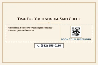 Classic · Coupon: Time For Your Annual Skin Check