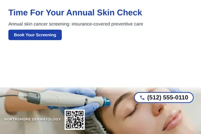 Clean Photo · Photo Bottom Strip: Time For Your Annual Skin Check