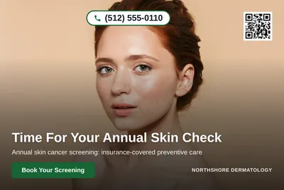 Clean Photo · Full Photo Overlay: Time For Your Annual Skin Check
