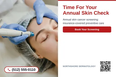 Clean Photo · Photo Left, Text Right: Time For Your Annual Skin Check