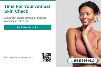 Clean Photo · Text Left, Photo Right: Time For Your Annual Skin Check