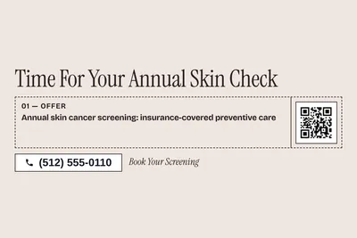 Contemporary · Coupon: Time For Your Annual Skin Check