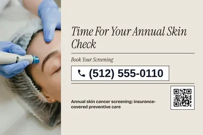 Contemporary · Phone Billboard: Time For Your Annual Skin Check