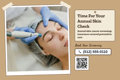 Kraft and stamp · Photo Hero: Time For Your Annual Skin Check