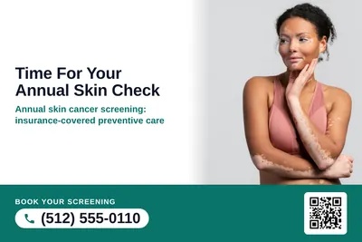 Local Offer · Seal and Photo: Time For Your Annual Skin Check