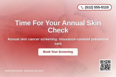 Modern Gradient · Radial Burst: Time For Your Annual Skin Check