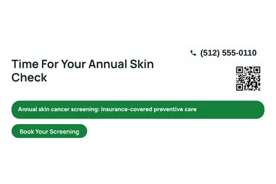 Modern · Offer Menu: Time For Your Annual Skin Check