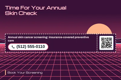 Synthwave · Coupon: Time For Your Annual Skin Check