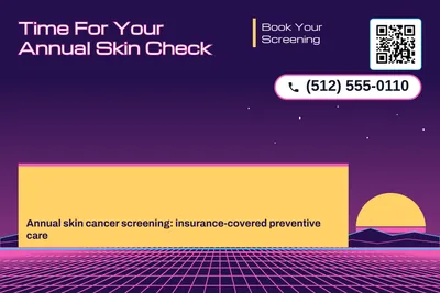 Synthwave · Offer Menu: Time For Your Annual Skin Check