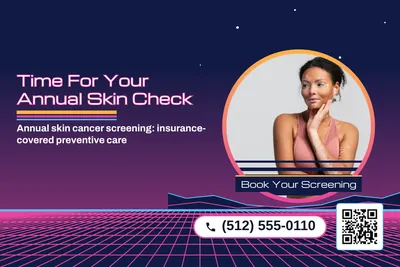 Synthwave · Photo Frame: Time For Your Annual Skin Check