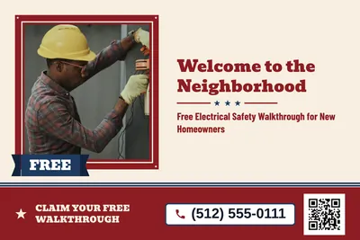 Vintage Americana · Photo Frame: Welcome to the Neighborhood