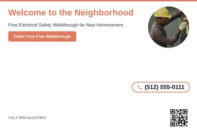 Clean Photo · Circle Photo Accent: Welcome to the Neighborhood