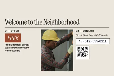 Contemporary · Photo Frame: Welcome to the Neighborhood