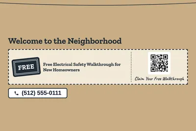 Kraft and stamp · Coupon: Welcome to the Neighborhood