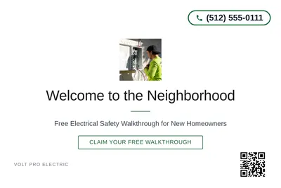 Minimal White · Centered Elegant: Welcome to the Neighborhood