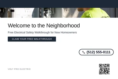 Minimal White · Top Bar: Welcome to the Neighborhood