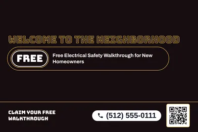 Neon night · Offer Menu: Welcome to the Neighborhood