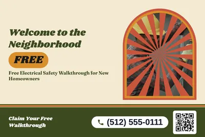 Retro 70s · Photo Frame: Welcome to the Neighborhood