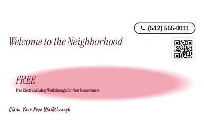 Soft watercolour · Offer Menu: Welcome to the Neighborhood