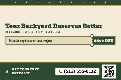 Vintage Americana · Coupon: Your Backyard Deserves Better