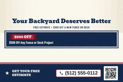 Vintage Americana · Offer Menu: Your Backyard Deserves Better