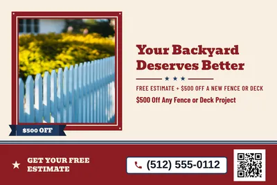 Vintage Americana · Photo Frame: Your Backyard Deserves Better