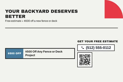Bauhaus · Coupon: Your Backyard Deserves Better