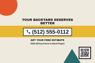 Bauhaus · Phone Billboard: Your Backyard Deserves Better