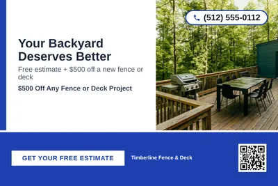 Bold Color Block · Bottom Bar: Your Backyard Deserves Better