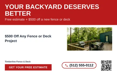 Bold Color Block · Horizontal Bands: Your Backyard Deserves Better