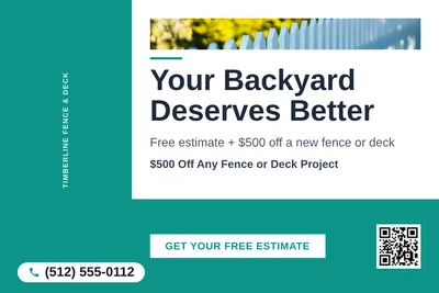 Bold Color Block · L-Shape Block: Your Backyard Deserves Better