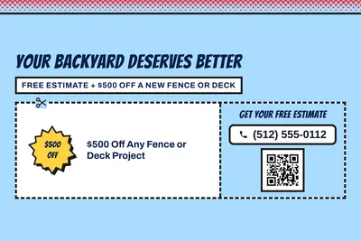 Comic pop · Coupon: Your Backyard Deserves Better