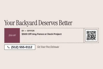 Contemporary · Coupon: Your Backyard Deserves Better