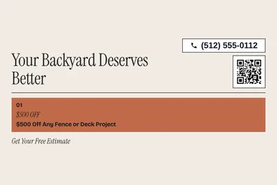 Contemporary · Offer Menu: Your Backyard Deserves Better