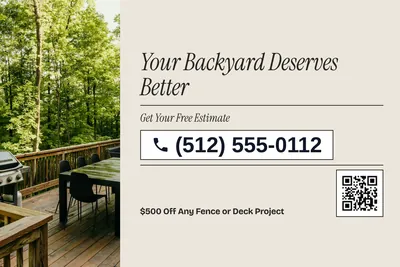 Contemporary · Phone Billboard: Your Backyard Deserves Better