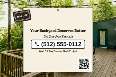 Kraft and stamp · Phone Billboard: Your Backyard Deserves Better