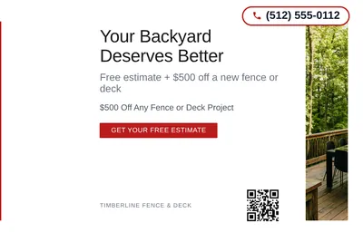 Minimal White · Left-Aligned Editorial: Your Backyard Deserves Better