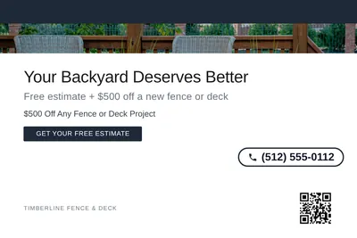 Minimal White · Top Bar: Your Backyard Deserves Better