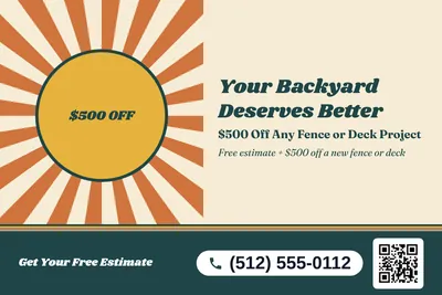 Retro 70s · Big Offer: Your Backyard Deserves Better