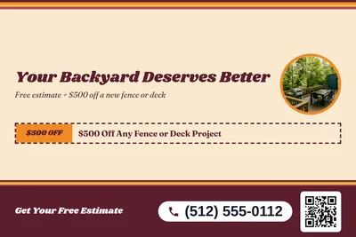 Retro 70s · Coupon: Your Backyard Deserves Better