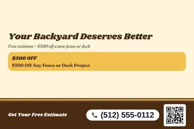Retro 70s · Offer Menu: Your Backyard Deserves Better